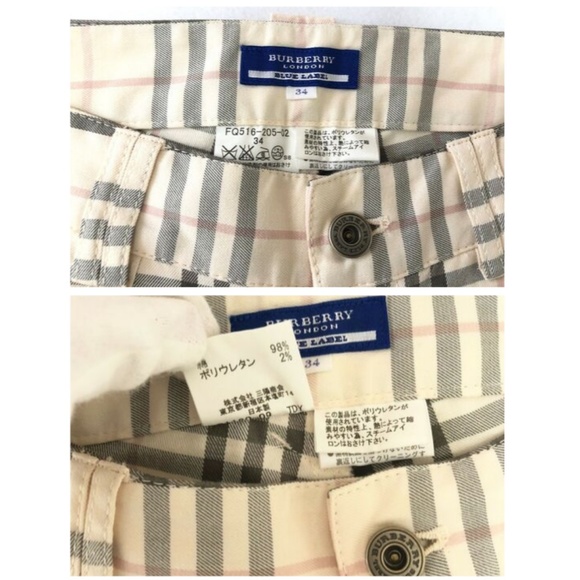 BURBERRY BLUE LABEL Plaid Pants - Picture 8 of 8